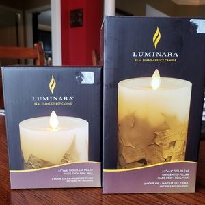 Luminara candles x2